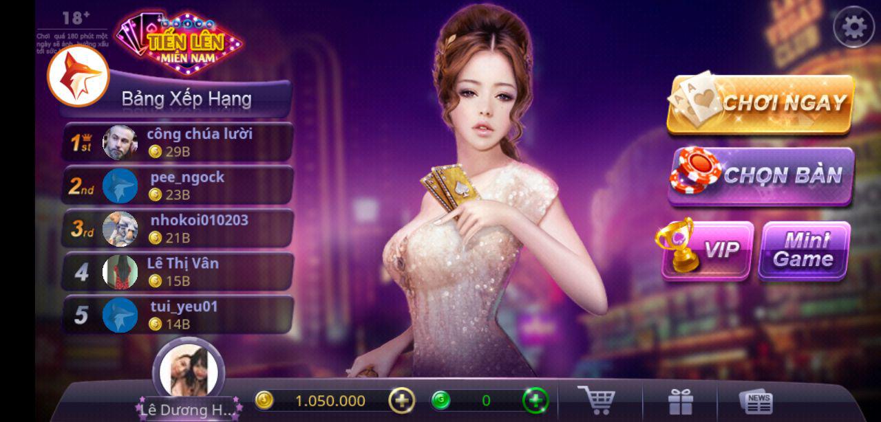 Tải game đánh bài tiến lên miền Nam